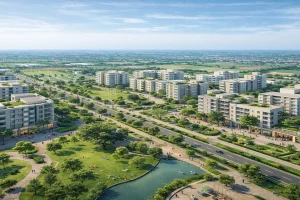Reliance MET City Jhajjar integrated residential township with landscaped green spaces